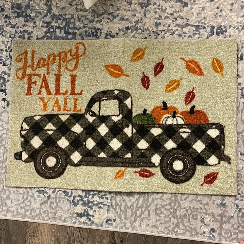 Happy Fall Y’all Door Mat